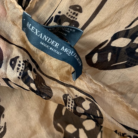 Gently Used Alexander Mcqueen Silk Scarf - Picture 3 of 4